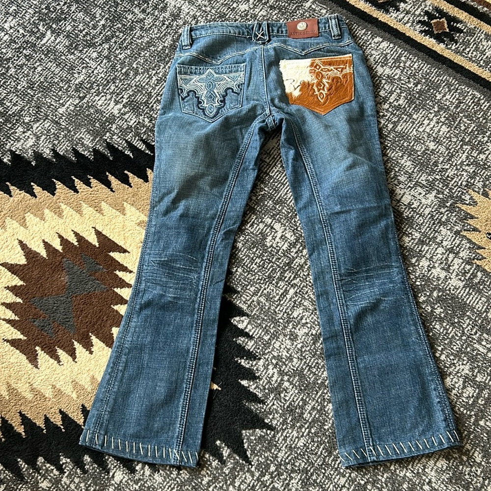 Antik cowhide pocket jeans